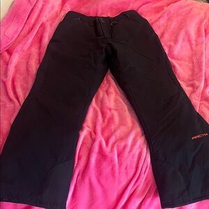 Arctix Black Snow Pants with Orange Logo